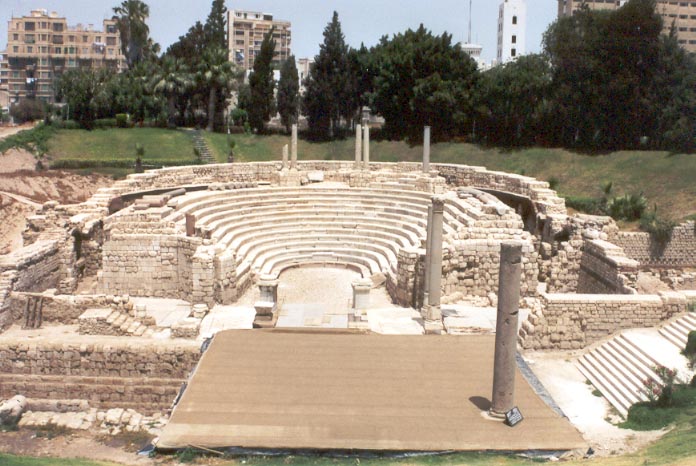 Alexandrie - L'amphithéâtre Romain